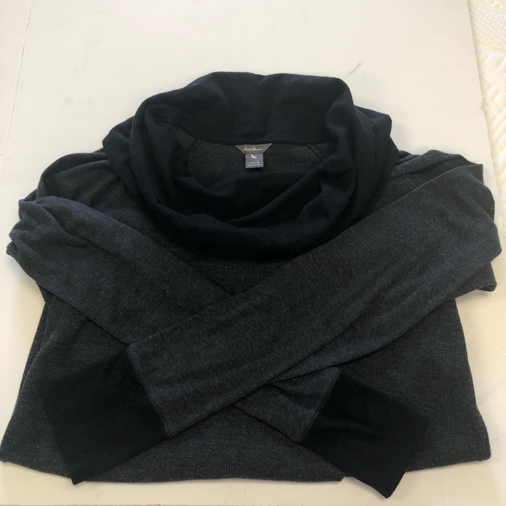 Eddie Bauer Cow Neck Knit Top Size L